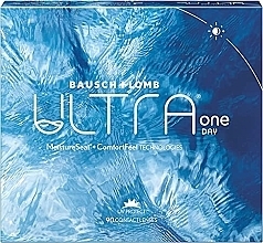 One Day Contact Lenses, curvature 8.6 mm, 90 pcs - Bausch & Lomb Ultra One Day — photo N1