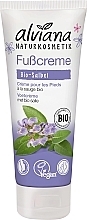 Fragrances, Perfumes, Cosmetics Sage & Vitamin E Foot Balm - Alviana Naturkosmetik Organic Sage Foot Cream