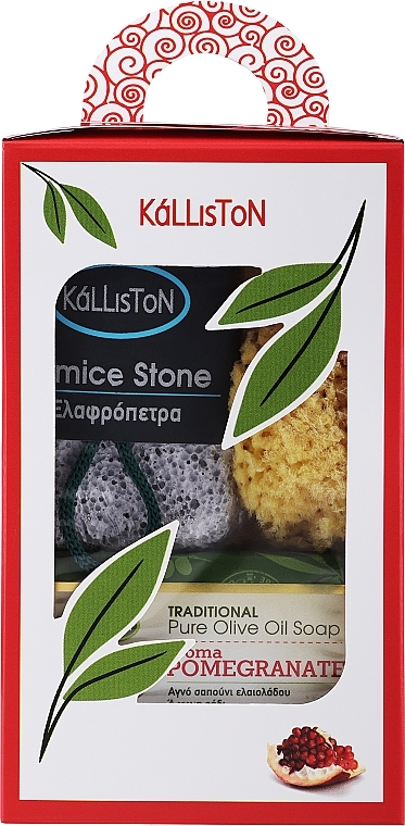 Soap Set with Pomegranate Scent - Kalliston Gift Box — photo N1