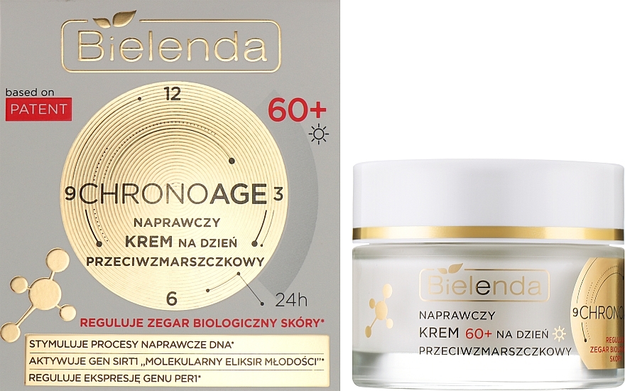 Repairing Day Face Cream 60+ - Bielenda Chrono Age 24H Repairing Anti-Wrinkle Day Cream — photo N2