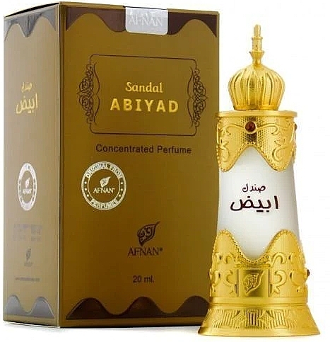 Afnan Perfumes Sandal Abiyad - Perfumed Oil — photo N2