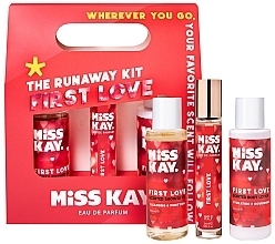 Fragrances, Perfumes, Cosmetics Set - Miss Kay First Love Kit (edp/25 ml + sh/oil/100 ml + b/lot/100 ml)