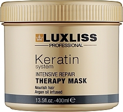 Fragrances, Perfumes, Cosmetics Keratin Repairing Mask - Luxliss Keratin Intensive Repair Therapy Mask