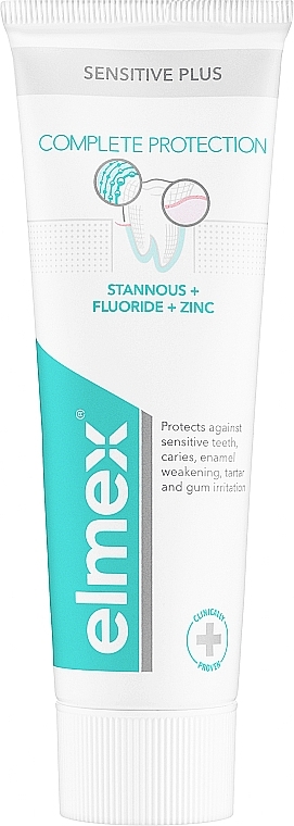 Complete Protection Toothpaste - Elmex Sensitive Plus Toothpaste — photo N1