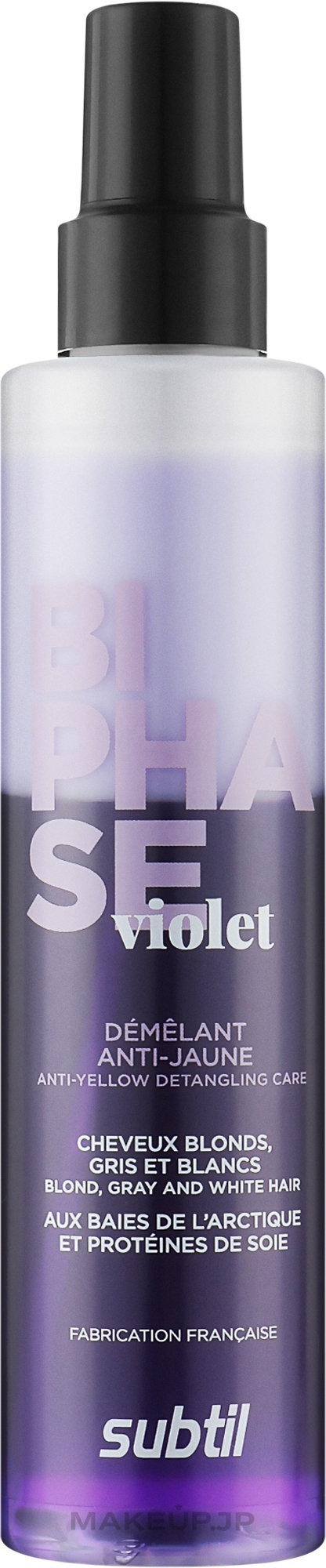 Purple Conditioner Spray for Blonde Hair - Laboratoire Ducastel Subtil Biphase Violet — photo 200 ml