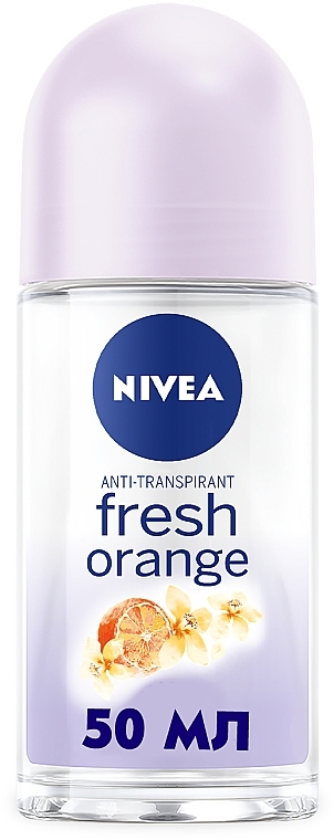 Roll-On Deodorant Antiperspirant "Fresh Orange" - Nivea Anti-transpirant Fresh Orange — photo N1