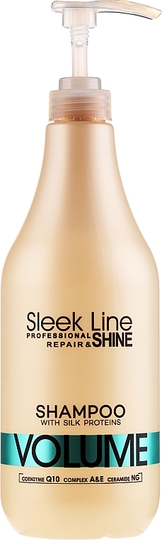 Hair Shampoo - Stapiz Sleek Line Volume Shampoo — photo N3