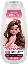 Fragrances, Perfumes, Cosmetics Shampoo, Gel & Bath Foam 'Pudding' - On Line Kids Princess Victoria 3in1