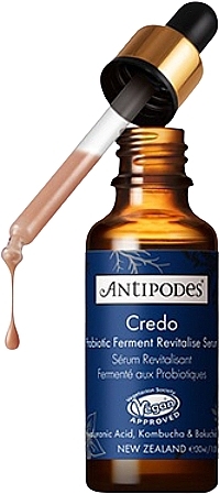 Repairing Probiotic Face Serum - Antipodes Credo Probiotic Ferment Revitalise Serum — photo N1