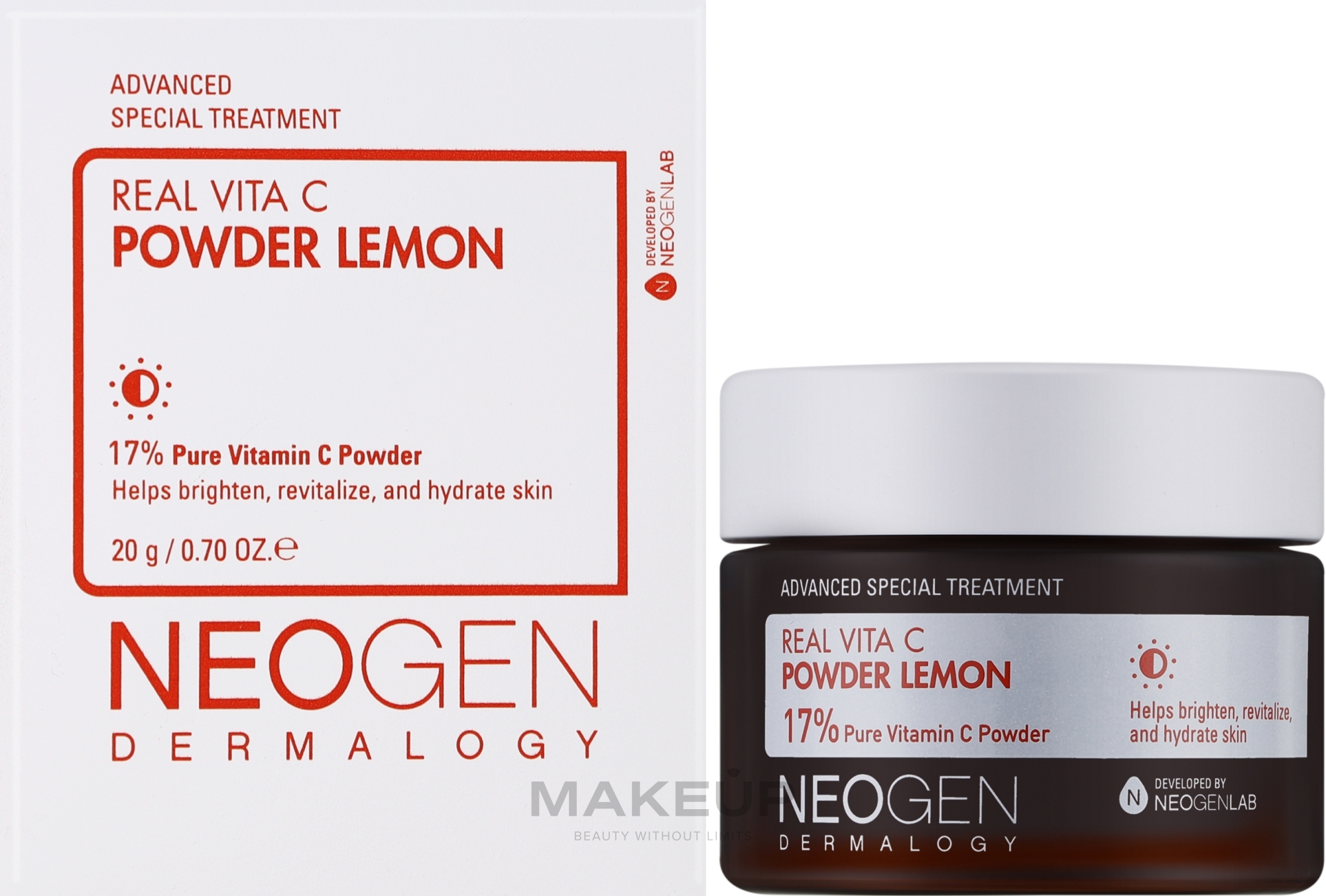 Vitamin C Brightening Face Powder - Neogen Dermalogy Real Vita C Powder Lemon — photo 20 g