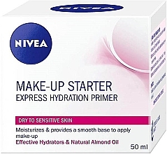 Fragrances, Perfumes, Cosmetics Cream for Dry and Sensitive Skin - NIVEA Make-Up Starter Dry Sensitive Skin