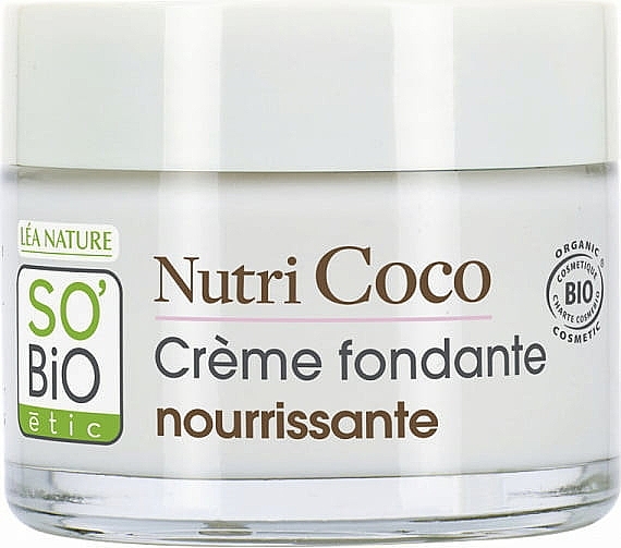 Face Cream for Dry Skin - So'Bio Etic Nutri Coco Nourishing Moisture Cream — photo N1