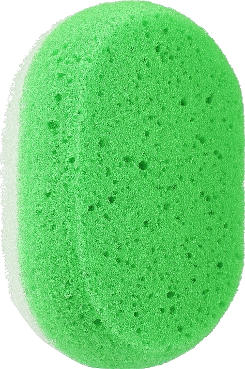 Oval Shower Sponge, bright green - LULA — photo N1