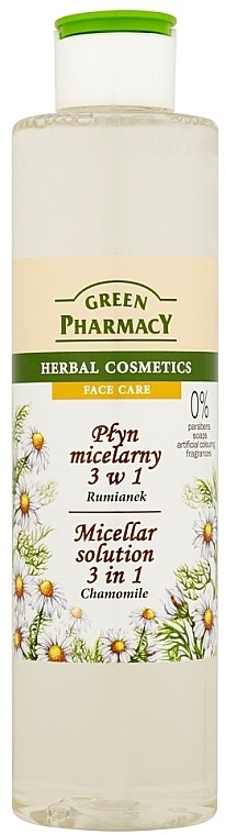 Chamomile Micellar Water 3-in-1 - Green Pharmacy Micellar Solution 3 in 1 Chamomile — photo N2