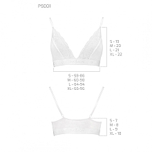 Elastic Top with Lace, TOP, PS001, white - Passion — photo N3