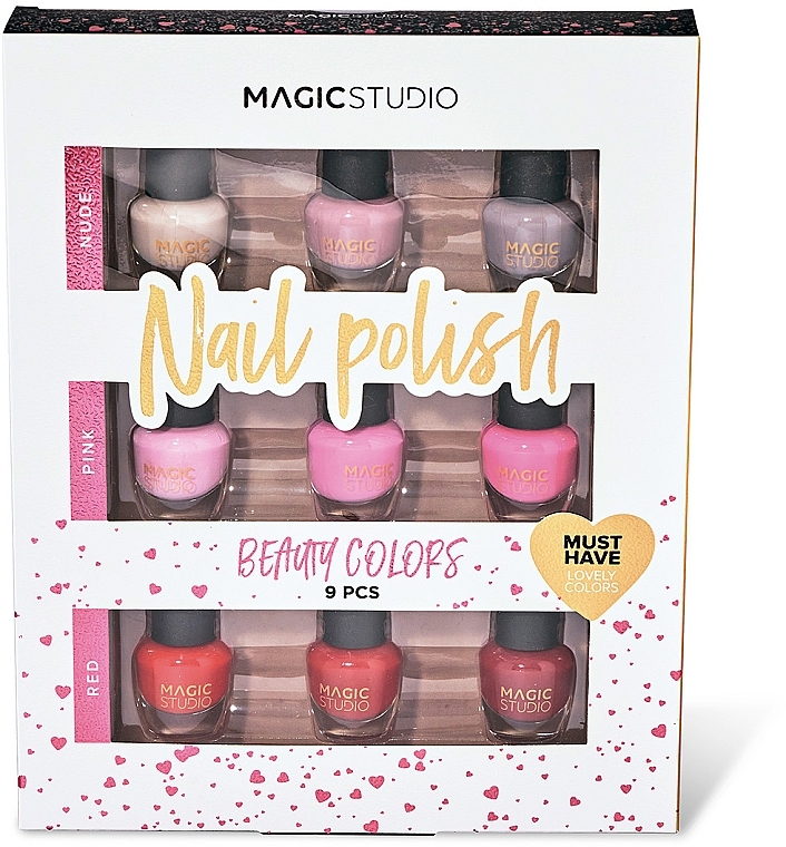 Nail Polish Set - Magic Studio Beauty Colors 9 Nail Polish Set — photo N1