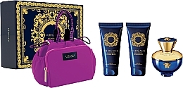 Fragrances, Perfumes, Cosmetics Versace Dylan Blue Pour Femme - Set (edp/100ml + b/lot/100ml + sh/gel/100ml + bag)