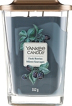 Fragrances, Perfumes, Cosmetics Scented Candle - Yankee Candle Elevation Dark Berries