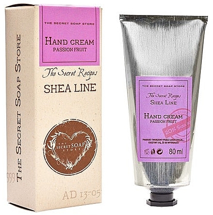 Passion Fruit Hand Cream - Soap & Friends Shea Line Hand Cream Passion Fruit — photo N1