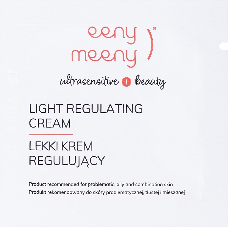 GIFT! Light Regulating Face Cream - Eeny Meeny Light Regulating Cream (sample) — photo N1