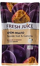 Cream Soap "Passion Fruit & Camellia" - Fresh Juice Passionfruit&Camellia (refill)  — photo N1