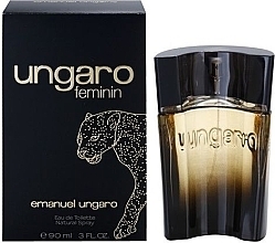 Fragrances, Perfumes, Cosmetics Ungaro Feminin - Eau de Toilette (tester with cap)