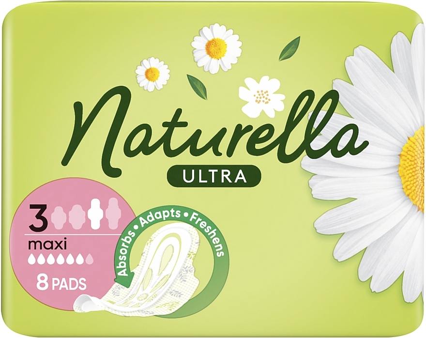 Sanitary Pads, 8pcs - Naturella Ultra Maxi — photo N1