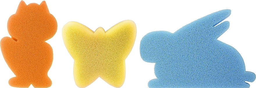 Kids Bath Sponge Set, 3 pcs - Ewimark #24 — photo N1