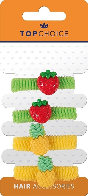 Kids Hair Ties, 26638, 4 pcs - Top Choice — photo N2