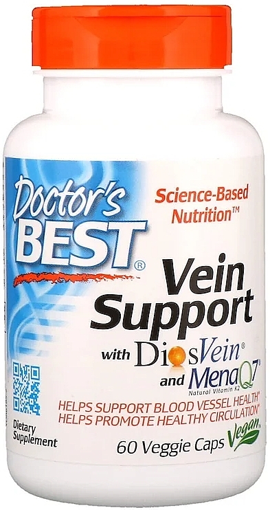 Vein Support with DiosVein & MenaQ7, capsules - Doctor's Best — photo N1