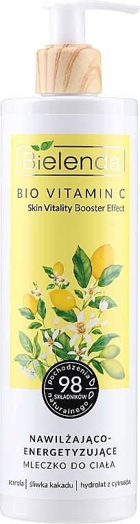 Moisturising & Toning Body Milk - Bielenda Bio Vitamin C — photo N1