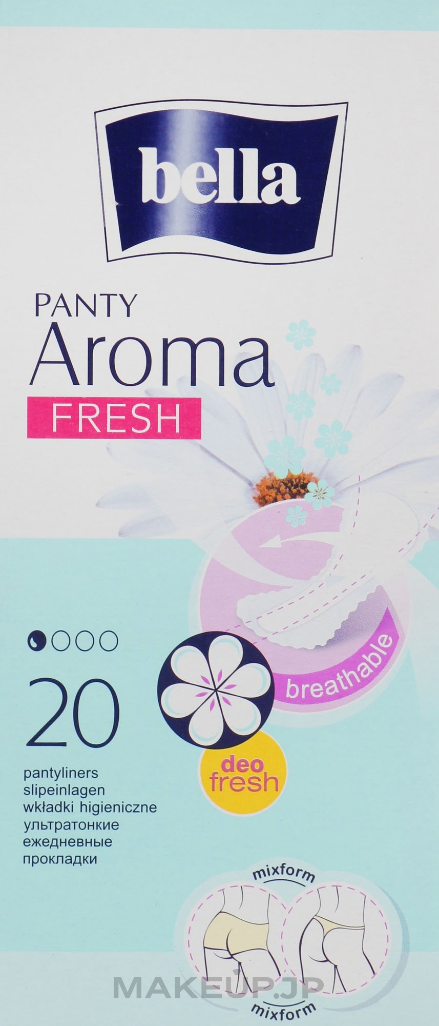 Pantiliners Panty Aroma Fresh, 20 pcs - Bella — photo 20 ЊВ.