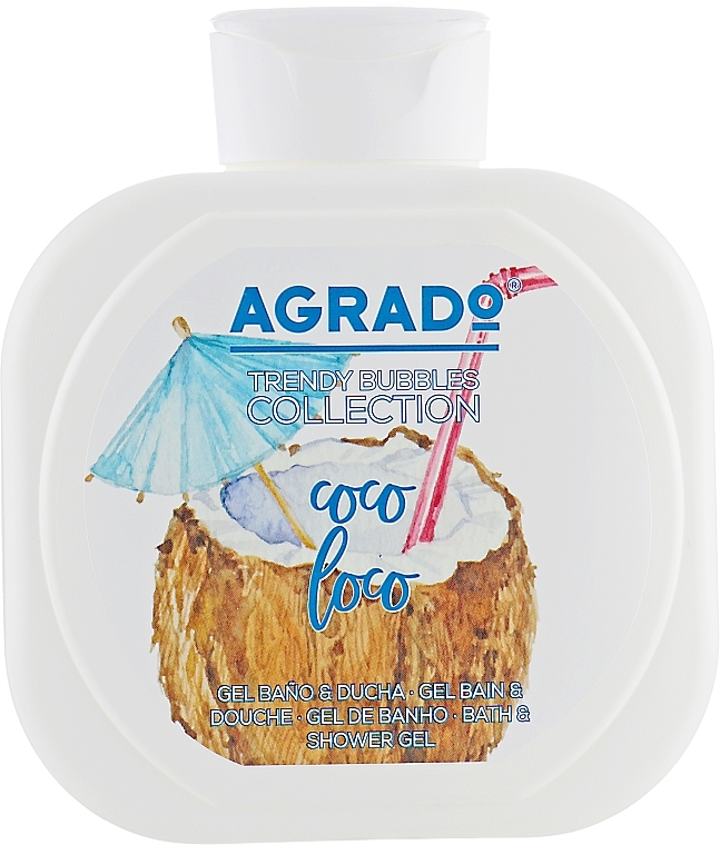 Coco-Loco Shower Gel - Agrado Trendy Bubbles Collection Coco-Loco Shower Gel — photo N1