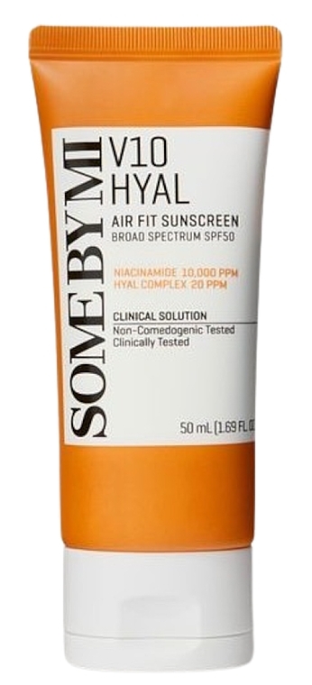 Face Sunscreen - Some by Mi V10 Hyal Air Fit Sunscreen SPF 50 — photo N1