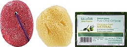 Kalliston (soap/100g + stone/1pcs + sponge/1pcs) - Kalliston (soap/100g + stone/1pcs+ sponge/1pcs) — photo N1
