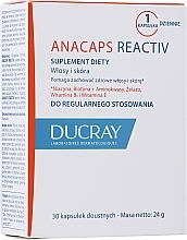 Fragrances, Perfumes, Cosmetics Nourishing & Strengthening Hair, Scalp & Nail Food Supplement - Ducray Anacaps Reactiv