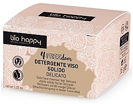 Fragrances, Perfumes, Cosmetics Cleansing Face Soap - Bio Happy 4FREEdom Delicate Face Cleanser Bar