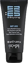 Matte Modeling Hair Paste - Echosline Styling Matt Shaping Paste — photo N1