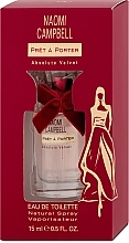 Fragrances, Perfumes, Cosmetics Naomi Campbell Pret a Porter Absolute Velvet - Eau de Toilette (mini size)