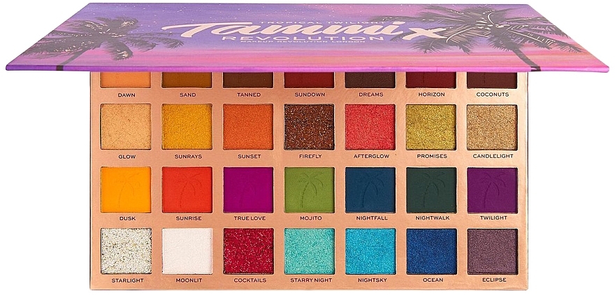 Eyeshadow Palette - Makeup Revolution x Tammi Tropical Twilight Shadow Palette — photo N2