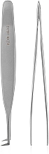 Professional Eyelash Tweezers, TE-40/8 - Staleks Expert 40 Type 8 — photo N1