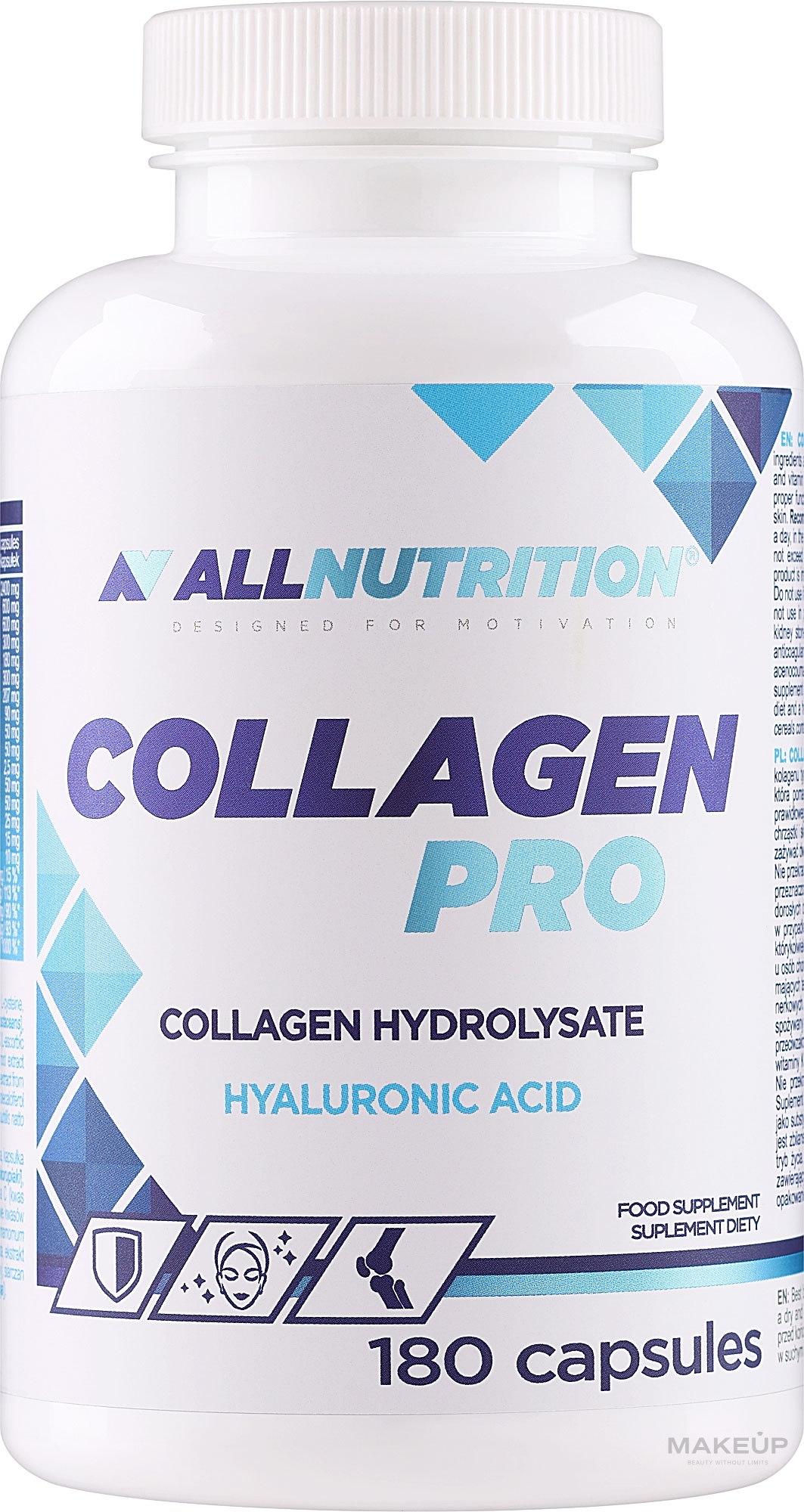 Collagen for Joints & Ligaments, in capsules - Allnutrition Collagen Pro — photo 180 ЊВ.