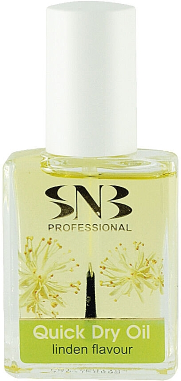 Nail and Cuticle Oil 'Linden' - SNB Professional Nail Care Quick Dry Cuticle Revitalizer Oil Linden — photo N1