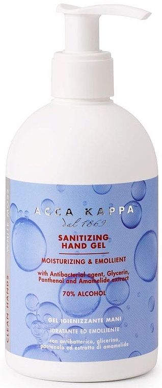 Hand Gel Sanitizer - Acca Kappa White Moss Sanitising Hand Gel — photo N2