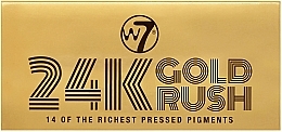 Eyeshadow Palette - W7 24K Gold Rush Eyeshadow Palette — photo N2