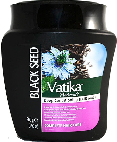 Black Cumin Seeds Hair Mask - Dabur Vatika Black-Seed Deep Conditioner Hair Mask — photo N1