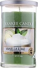 Fragrances, Perfumes, Cosmetics Scented Candle in Glass "Vanilla & Lime" - Yankee Candle Vanilla Lime