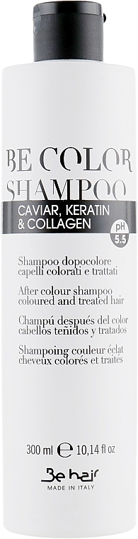 Shampoo for Colored Hair - Be Hair Be Color Shampoo Keratin & Collagen — photo N10