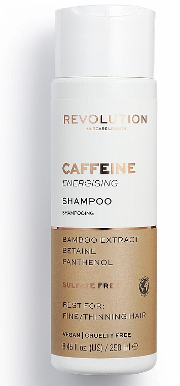 Shampoo for Fine Hair - Makeup Revolution Caffeine Energising Shampoo — photo N1
