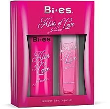 Fragrances, Perfumes, Cosmetics Bi-Es Kiss Of Love - Set (edp/100ml + deo/150ml)